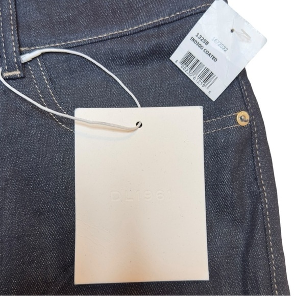 DL1961 Women’s Bridget Bootcut High Rise Instasculpt Jeans Indigo Coated Size 29 - Picture 6 of 14